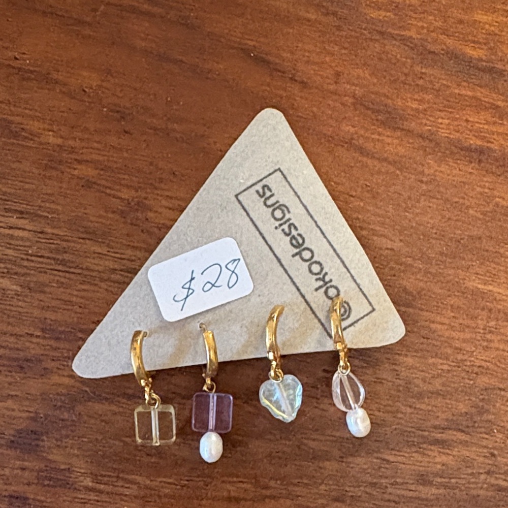 Multi-Charm Earrings